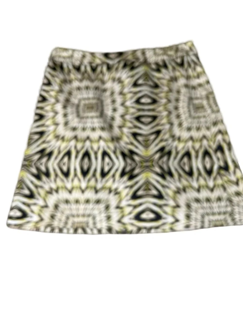 Etcetera Size 6 Geometric Print A-Line Skirt